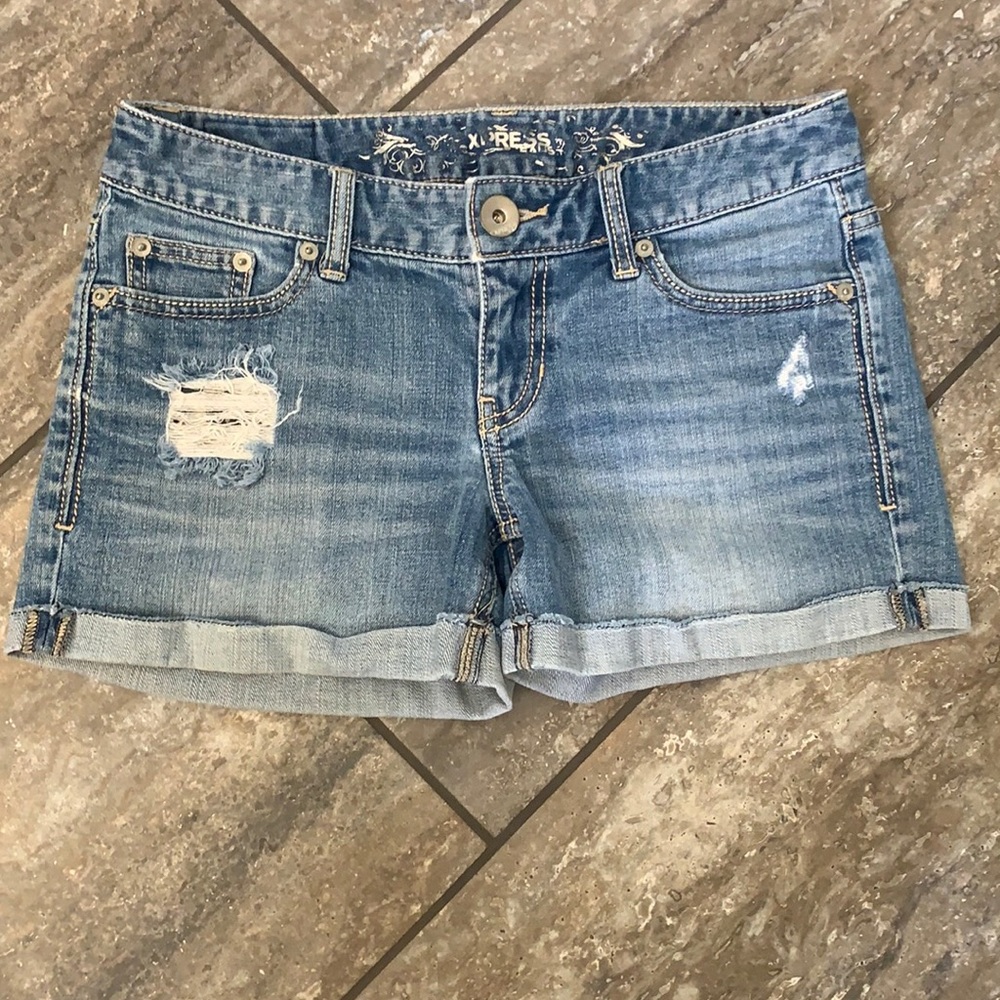 Express Jean Shorts, size 0